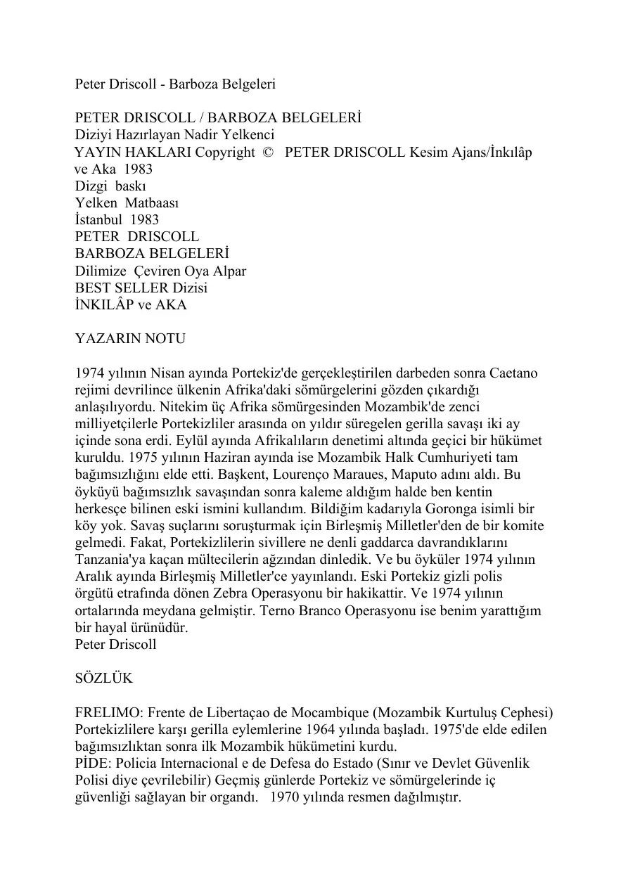 Barboza Belgeleri PDF - Peter Driscoll 22 Barboza Belgeleri PDF – Peter Driscoll