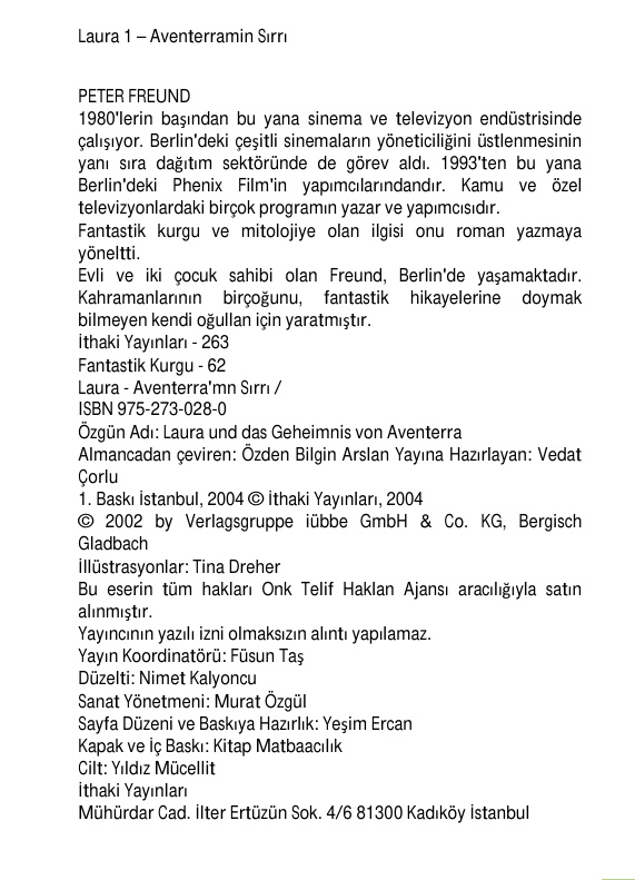 Laura 1 PDF – Peter Freund