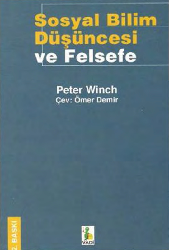 Sosyal Bilim Düşüncesi ve Felsefe PDF – Peter Winch