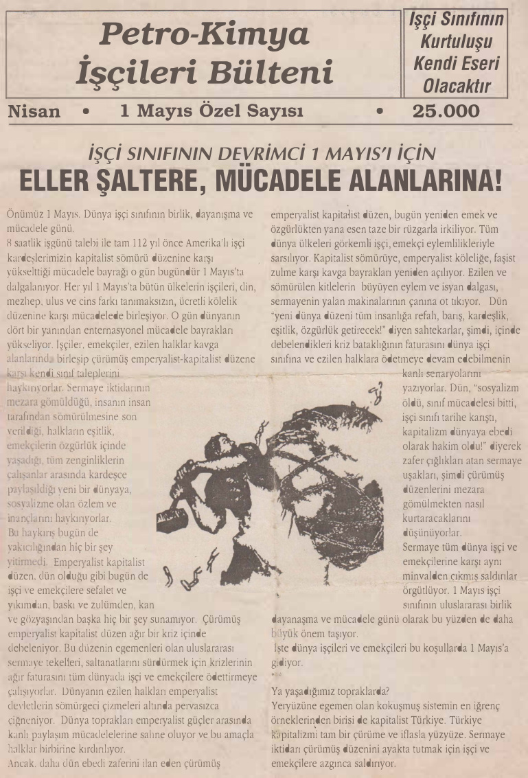 Petro-Kimya İşçileri Bülteni 1 Mayıs Özel Sayısı PDF – Kolektif
