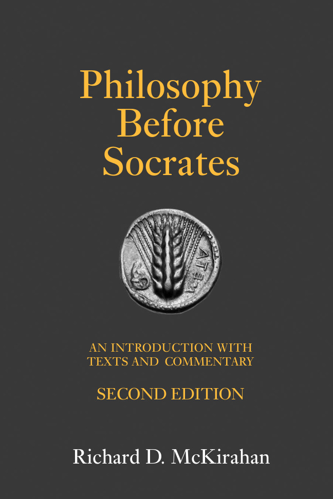Philosophy Before Socrates PDF – Richard D. McKirahan
