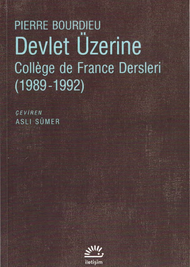Devlet Üzerine PDF – Pierre Bourdieu