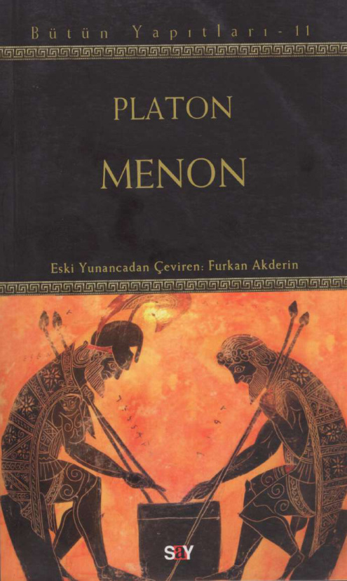 Bütün Eserleri 11 Menon PDF – Platon