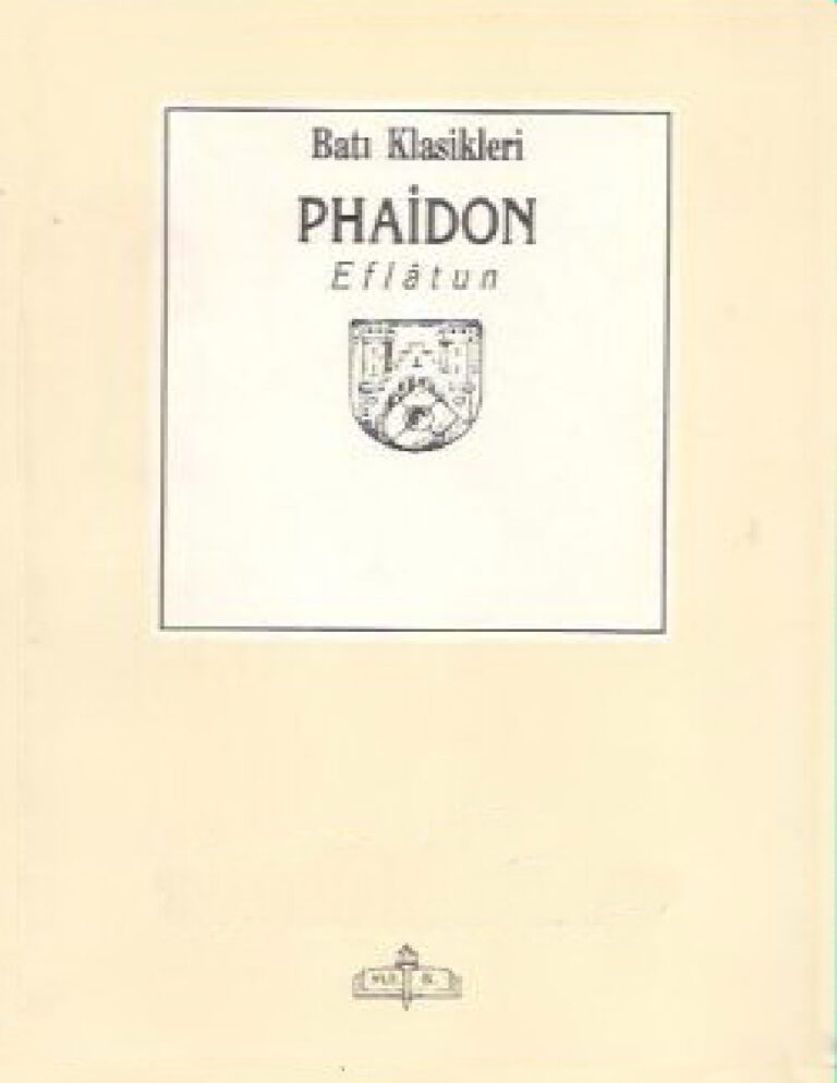 Platon Phaidon Kitap Kapağı