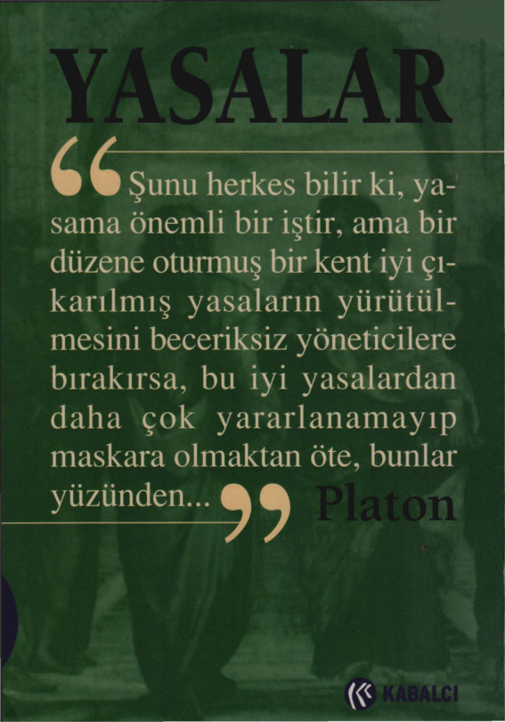 Yasalar PDF – Platon