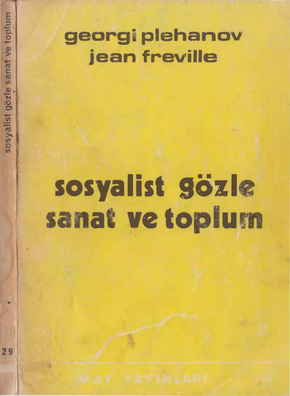 Sosyalist Gözle Sanat ve Toplum PDF – Georgi Plehanov & Jean Freville