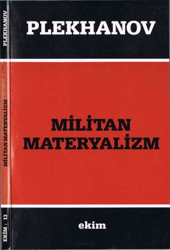 Militan Materyalizm PDF – Georgi Plehanov