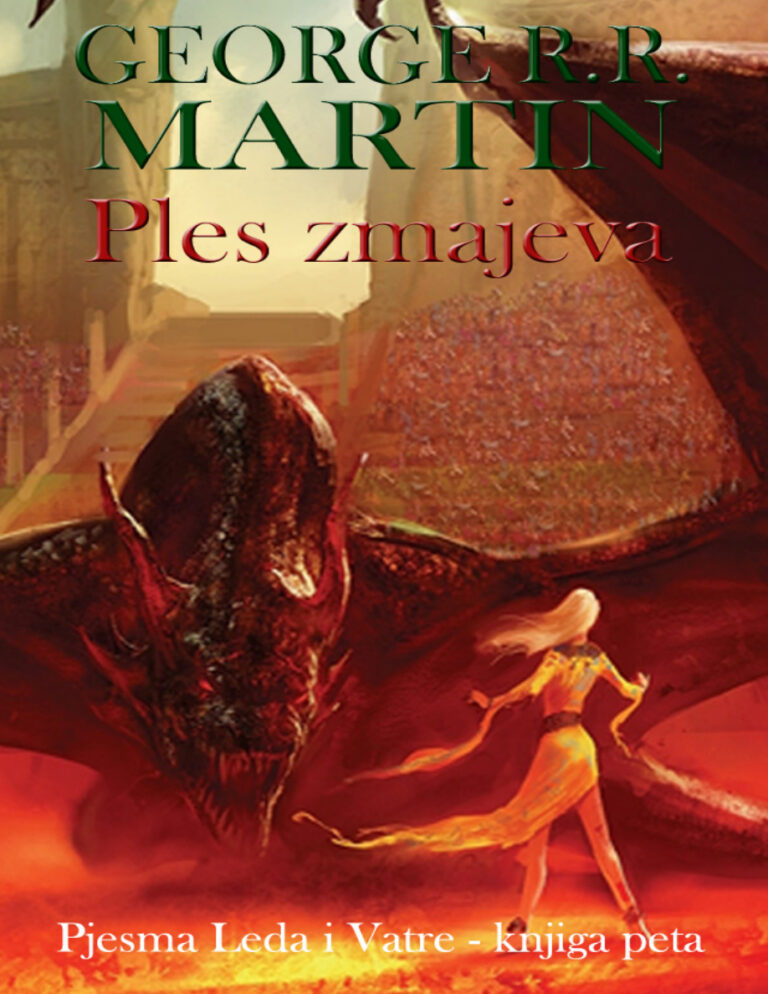 Ples zmajeva Croatian Edition George RR Martin Kitap Kapağı