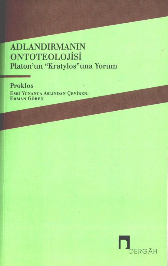 Adlandırmanın Ontoteolojisi PDF – Proklos
