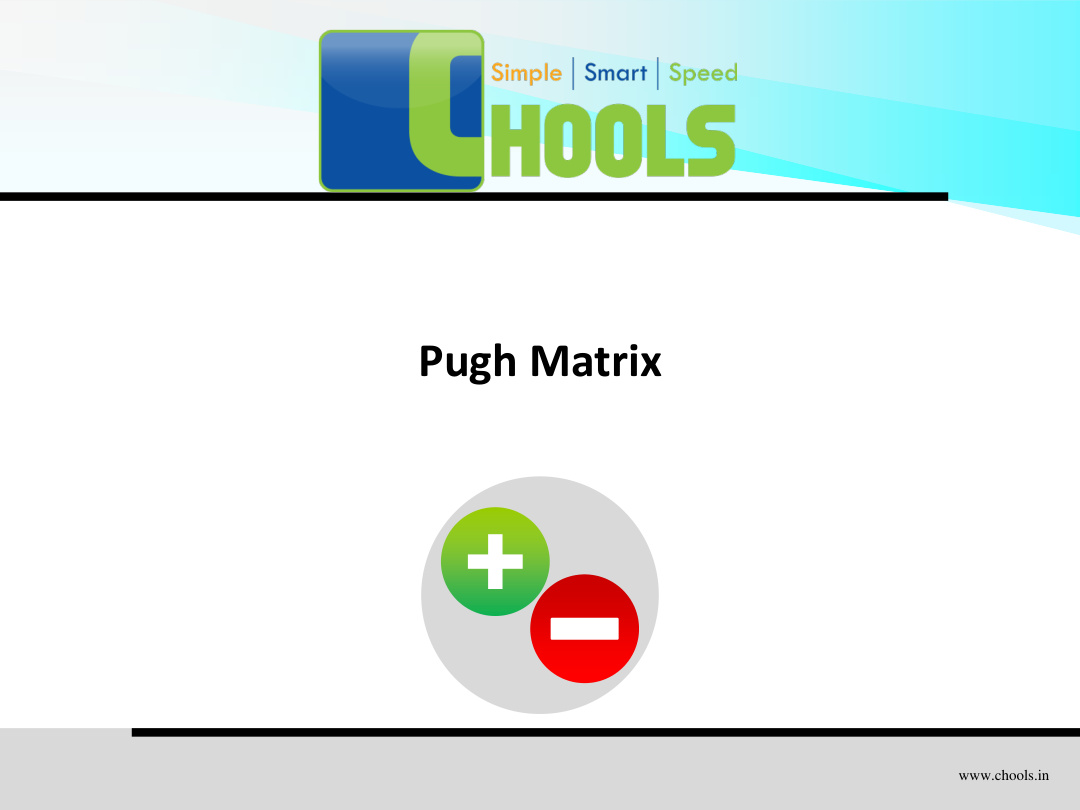 Pugh Matrix Slides PDF – Unknown