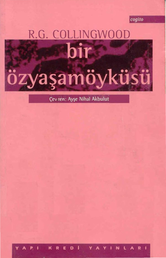 Bir Özyaşam Öyküsü PDF – R. G. Collingwood