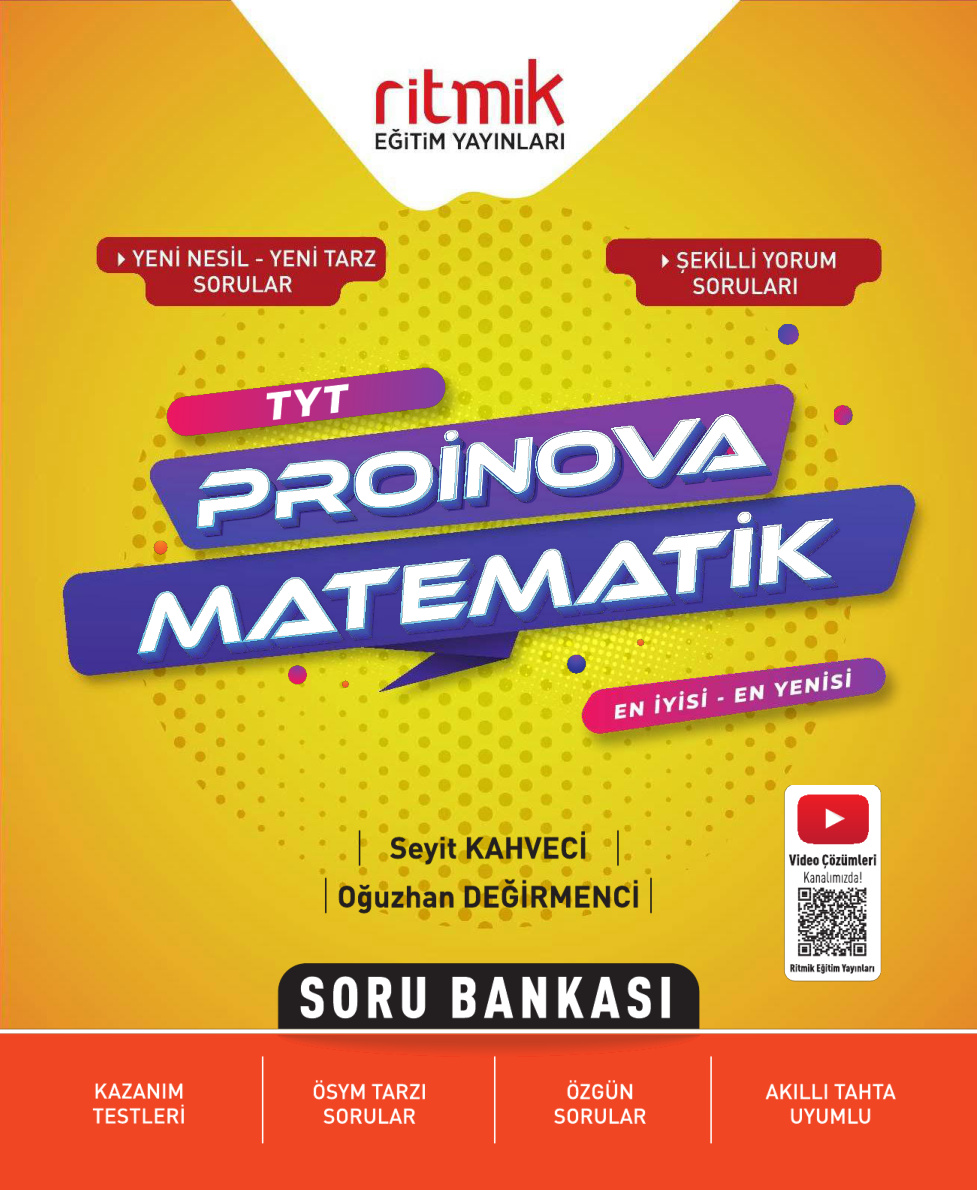 RİTMİK TYT MATEMATİK PROİNOVA SB PDF – Kolektif / Proinova