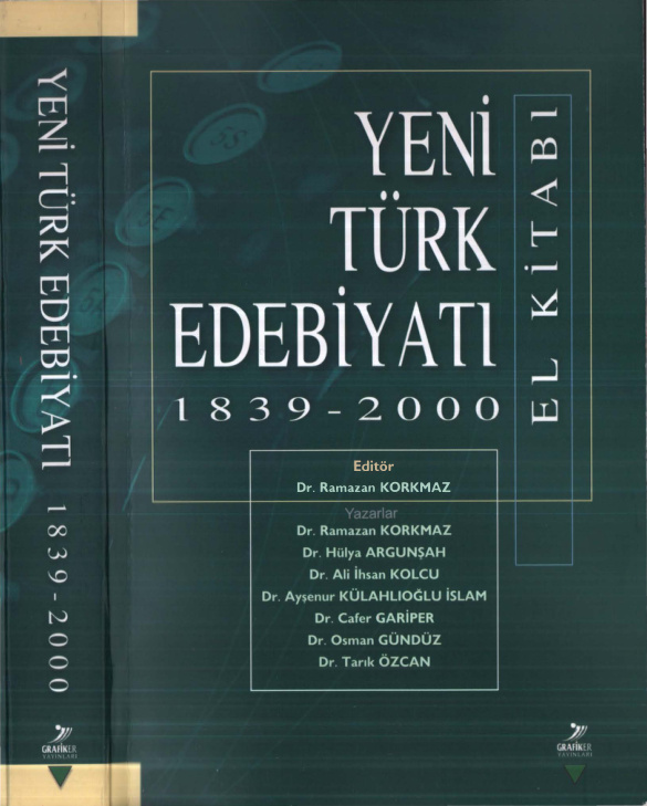 Yeni Türk Edebiyatı 1839-2000 El Kitabı PDF – Ramazan Korkmaz