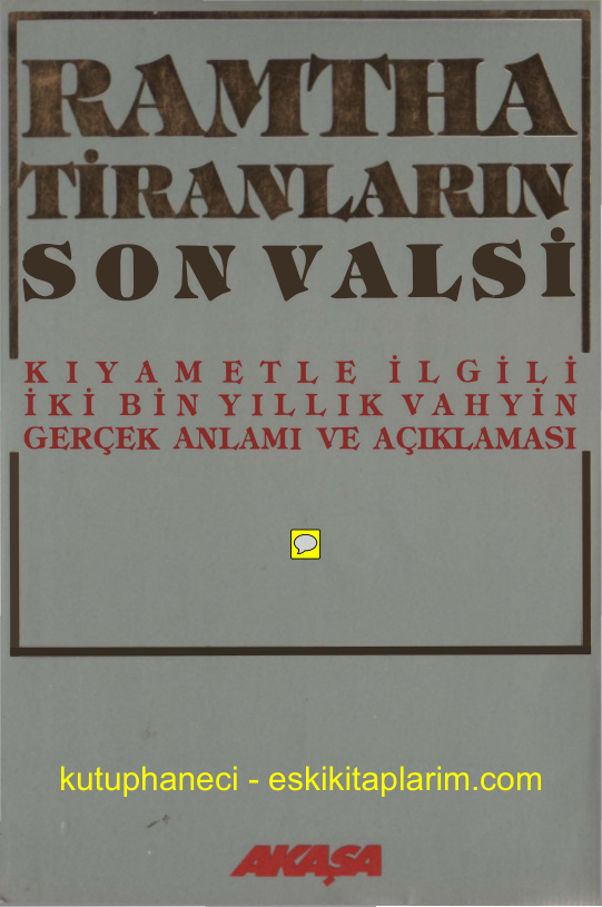Ramtha, Tiranların Son Valsi PDF – Ramtha