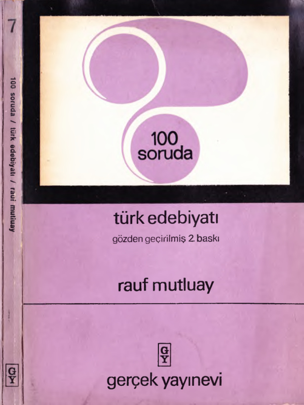 100 Soruda Türk Edebiyatı PDF – Rauf Mutluay