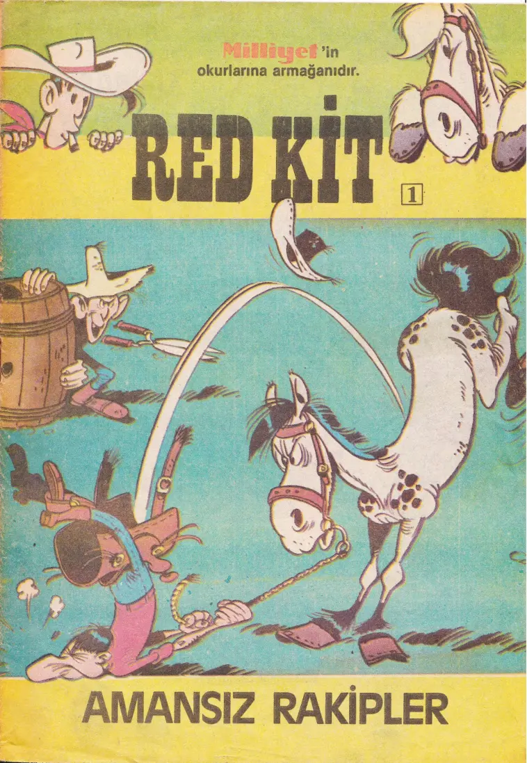 Red Kit Büyük Boy Fasikül 01 – Amansız Rakipler PDF – Morris
