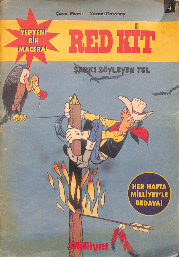 Red Kit Büyük Boy Fasikül 04 – Şarkı Söyleyen Tel PDF – Morris