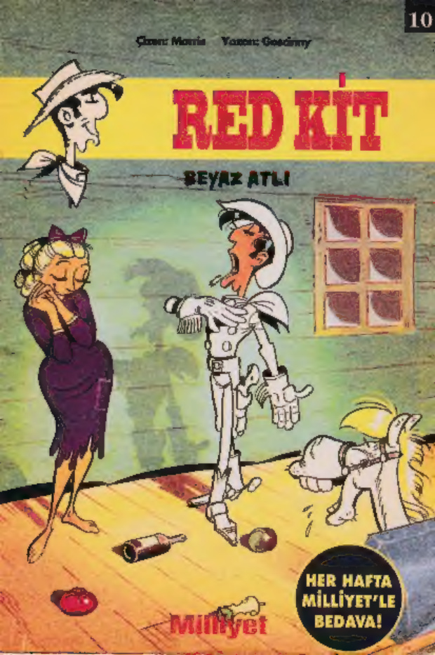 Red Kit Büyük Boy Fasikül 10 – Beyaz Atlı PDF – Morris
