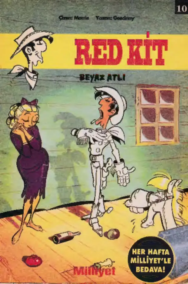 Red Kit Büyük Boy Fasikül 10 – Beyaz Atlı PDF – Morris