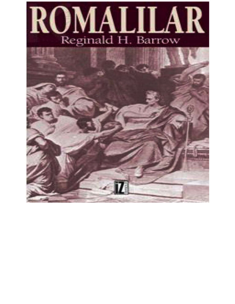 Romalılar PDF - Reginald H. Barrow 11 Reginald H. Barrow Romalılar Kitap Kapağı