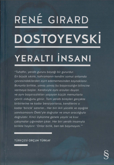 Dostoyevski Yeraltı İnsanı PDF – Rene Girard