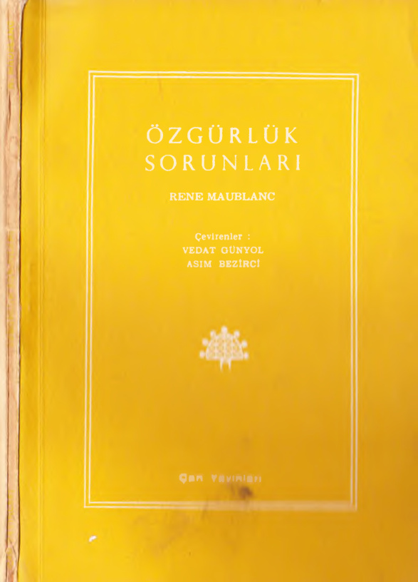 Özgürlük Sorunları PDF – Rene Maublanc