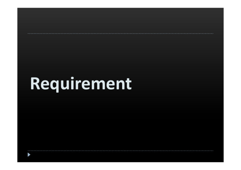 Requirement final Kitap Kapağı