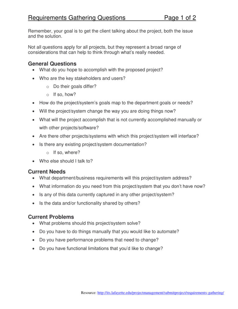RequirementsGatheringQuestions Kitap Kapağı