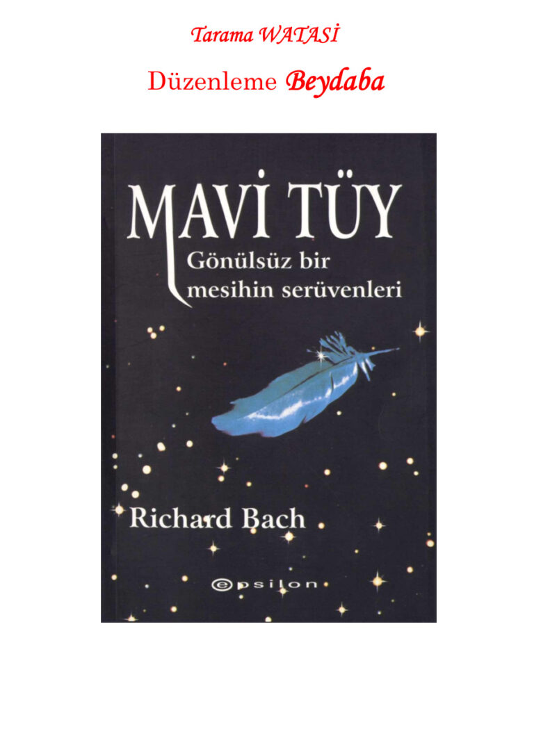 Richard Bachh Mavi Tüy Kitap Kapağı
