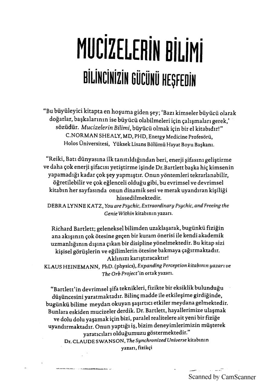 Mucizelerin Bilimi PDF – Richard Bartlett
