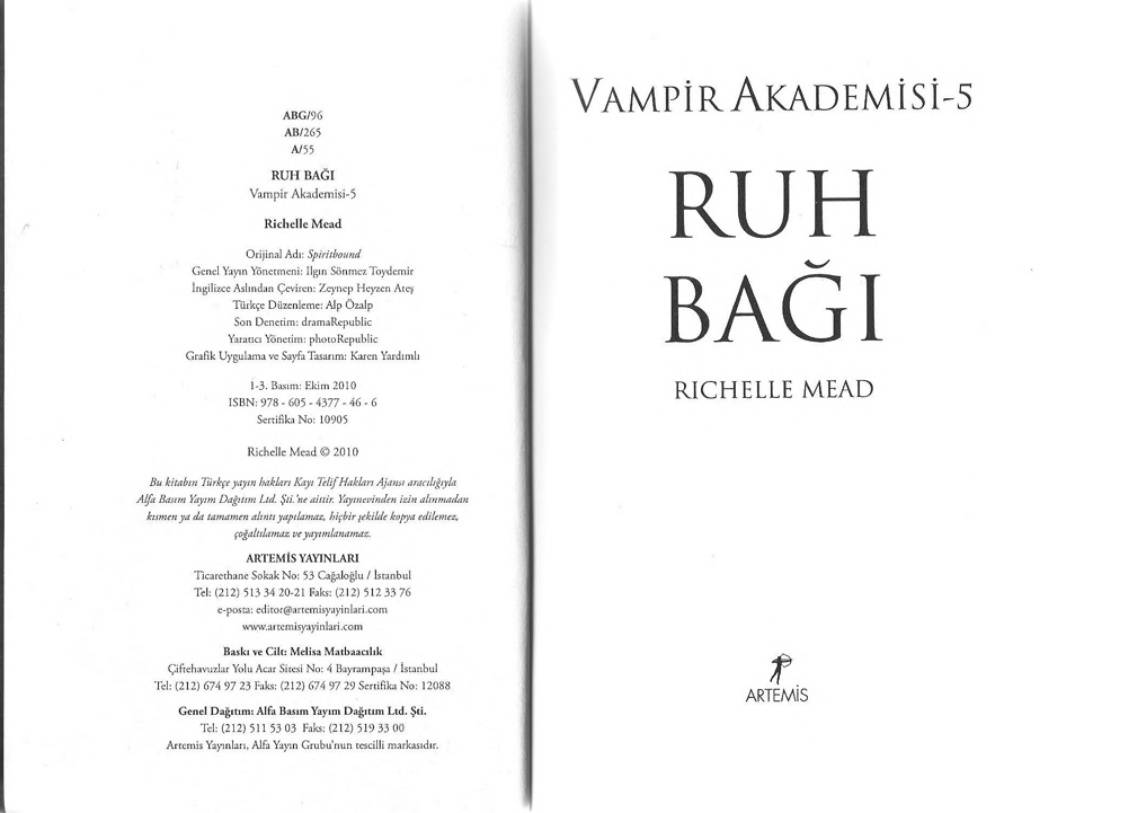 Vampir Akademisi 5 Ruh Bağı PDF – Richelle Mead