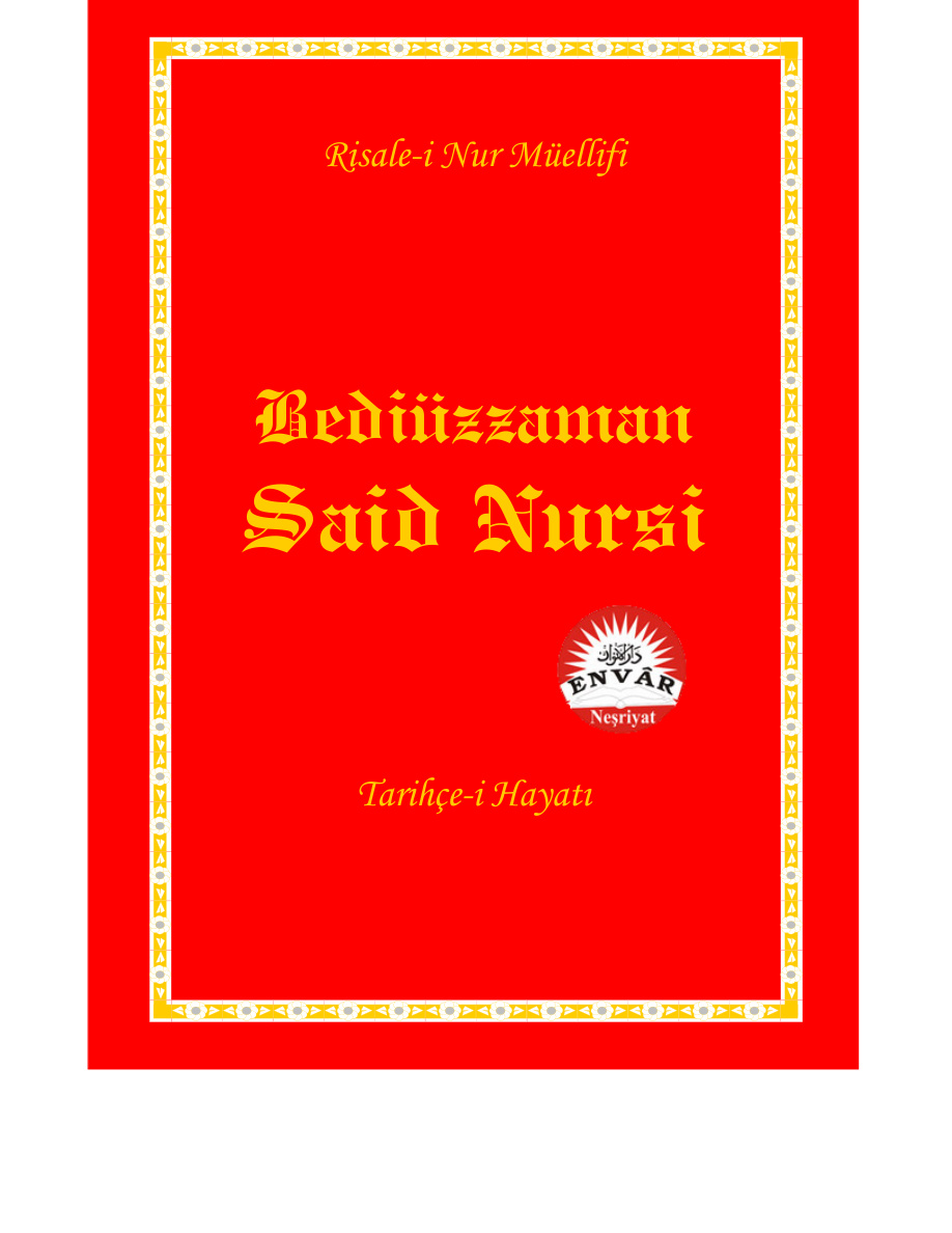 Tarihçe-i Hayatı PDF – Bediüzzaman Said Nursi