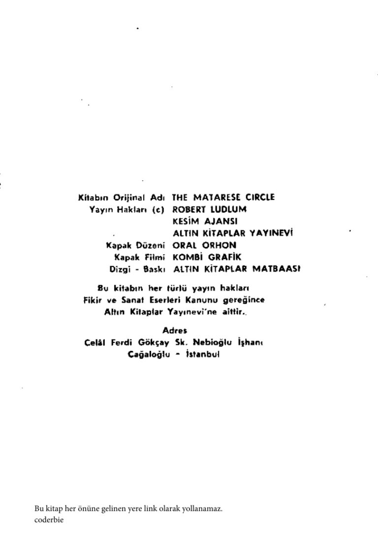 Robert Ludlum Son Çember Kitap Kapağı
