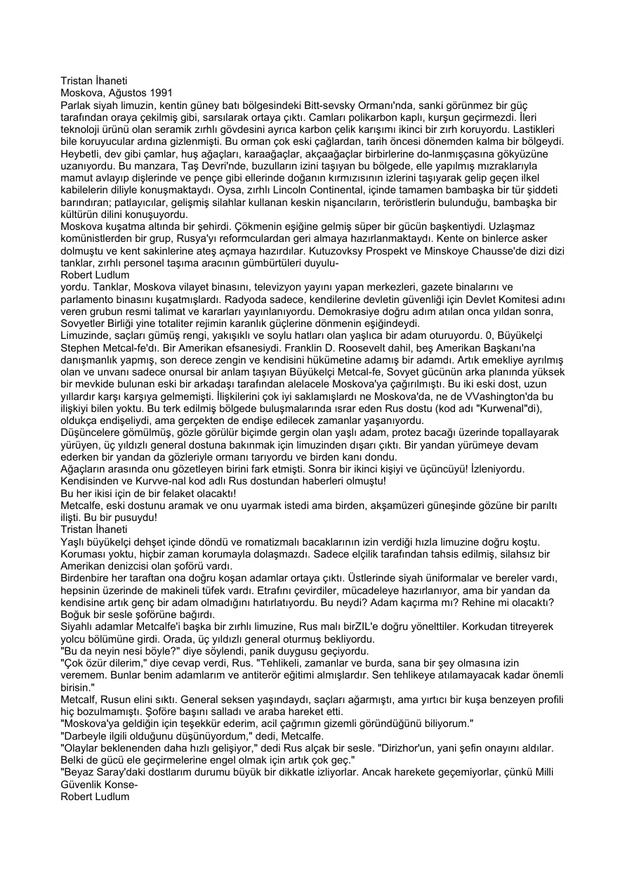 Tristan Ihaneti PDF – Robert Ludlum