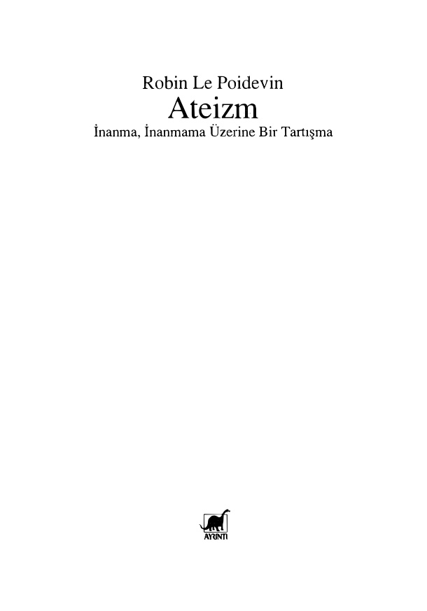 Ateizm PDF – Robin Le Poidevin