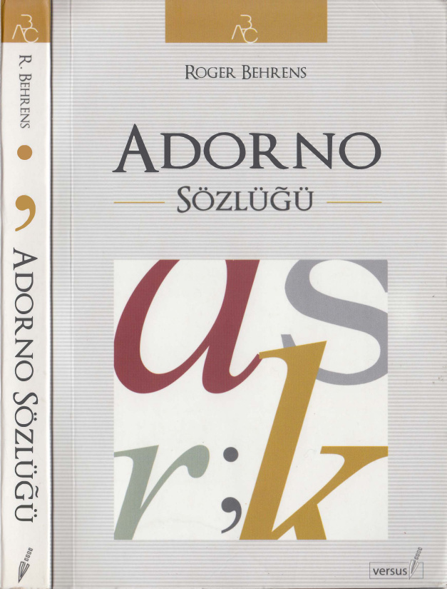Adorno Sözlüğü PDF – Roger Behrens