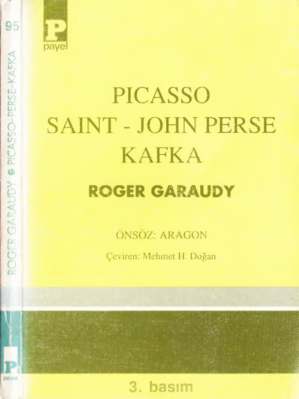 Picasso-Saint John Perse-Kafka PDF – Roger Garaudy