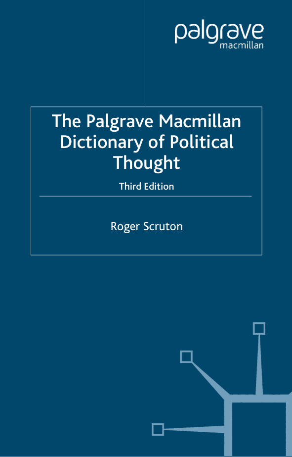 Dictionary of Political Thoughts PDF – Roger Scruton