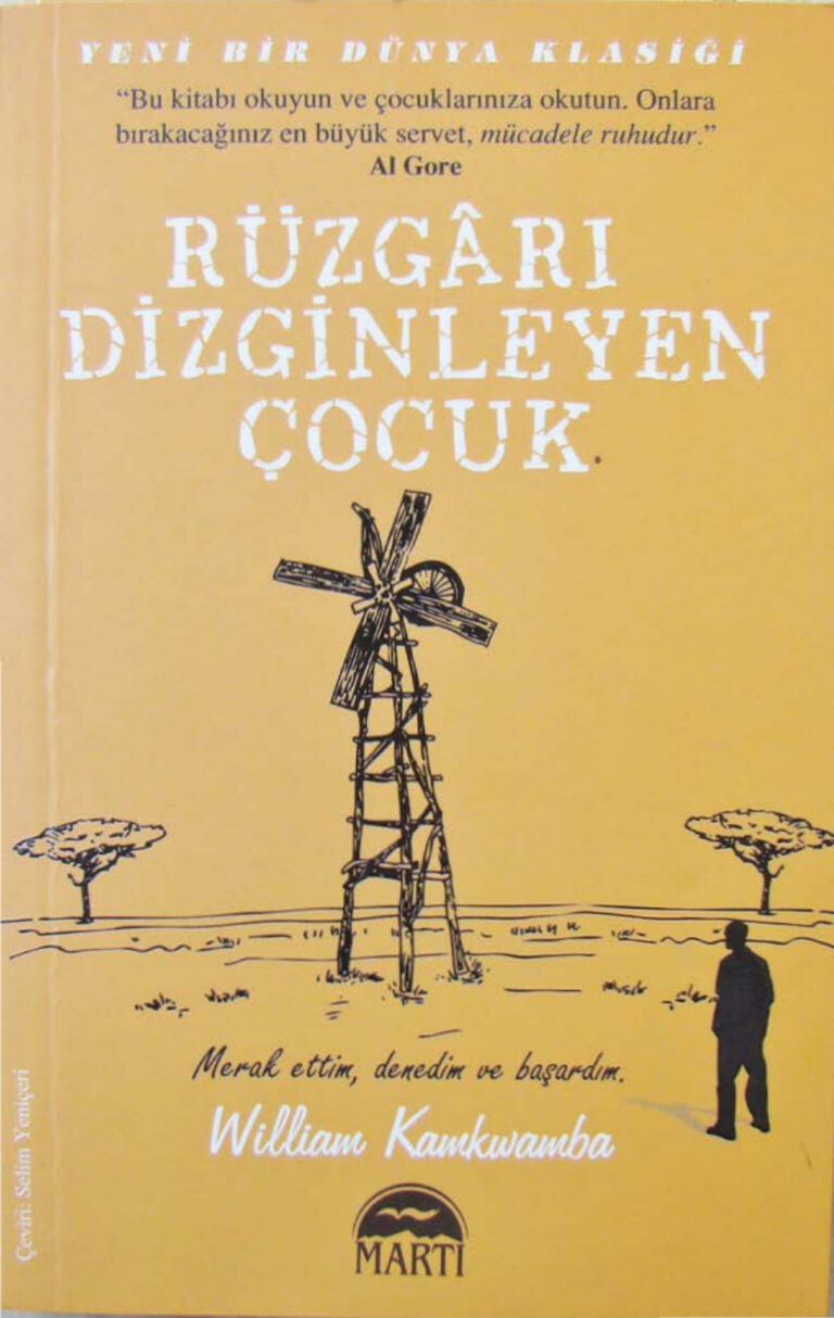 Rüzgarı Dizginleyen Çocuk William Kamkawamba Kitap Kapağı