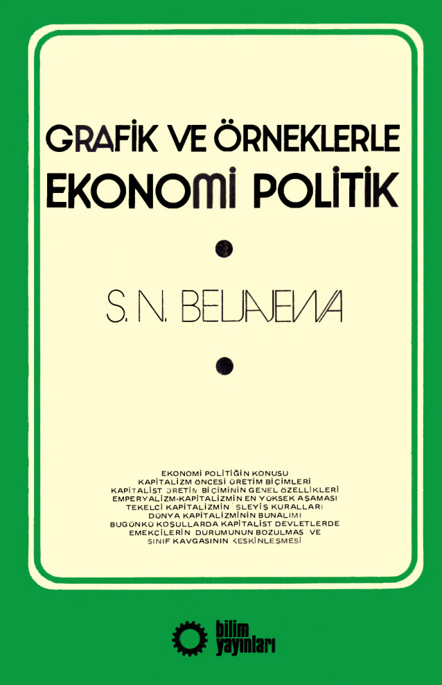 Grafik ve Örneklerle Ekonomi Politik PDF – S. N. Beljajewa
