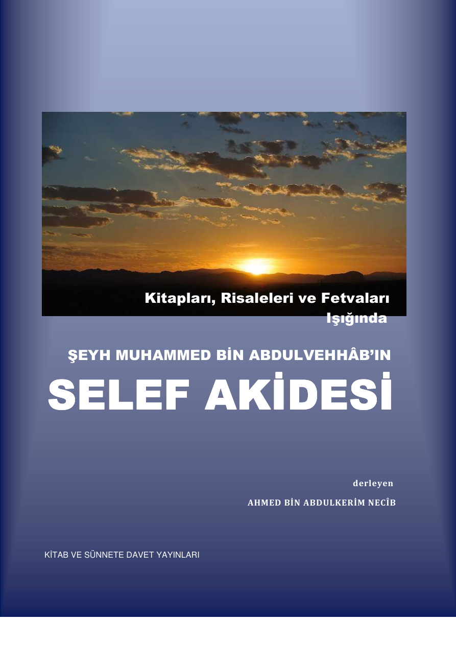 SELEF AKİDESİ PDF – Kolektif / İlahiyat