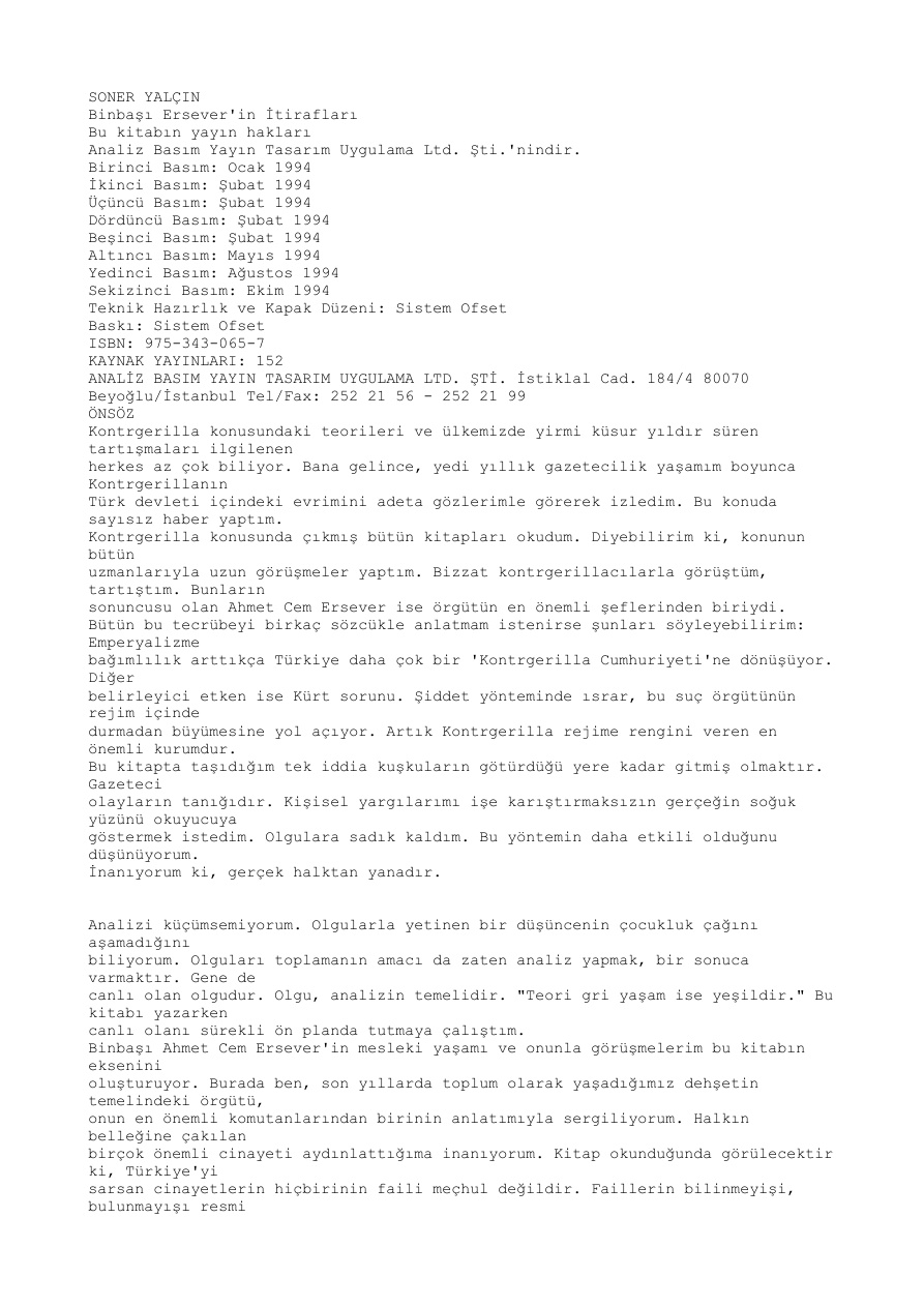 Binbasi_Erseverin_Itiraflari PDF – Soner Yalçın
