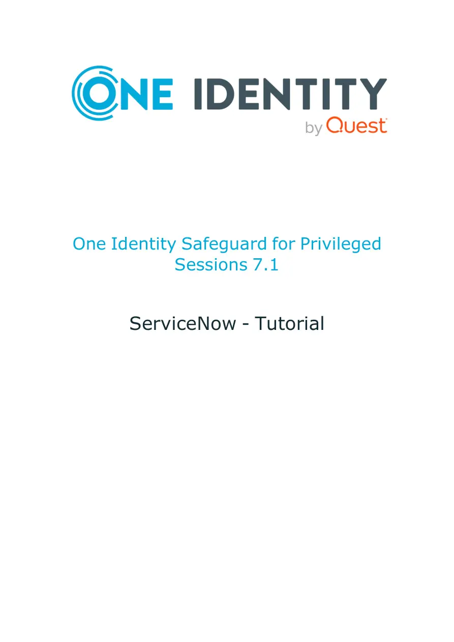 SPS 7.1: ServiceNow Tutorial PDF – Unknown