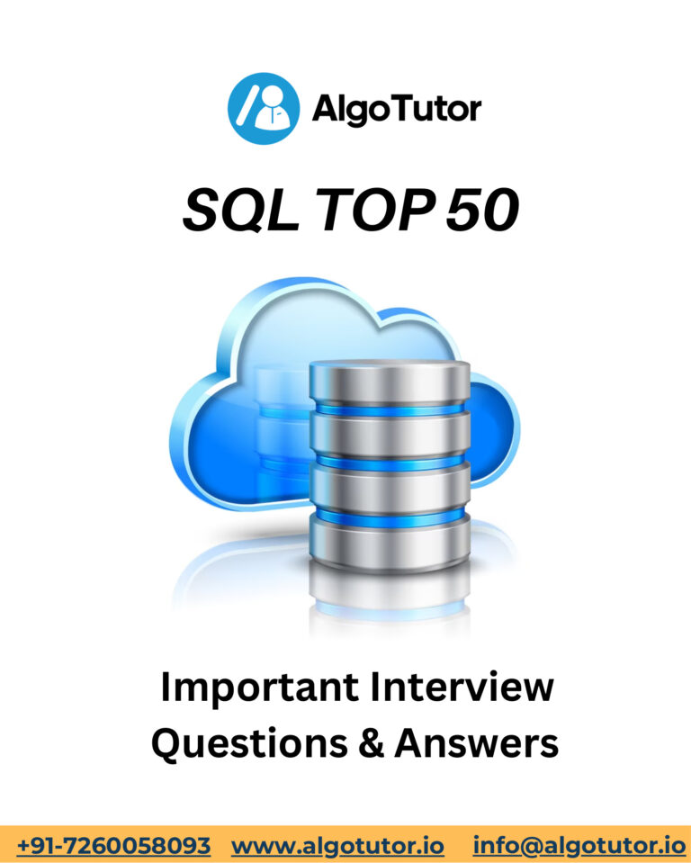 SQL Top 50 Importnat Question Answer Kitap Kapağı
