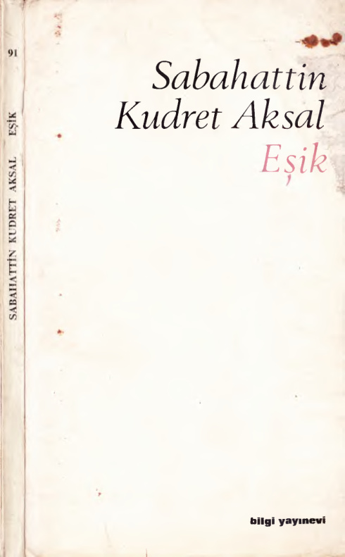 Eşik PDF – Sabahattin Kudret Aksal