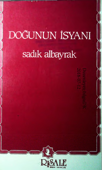Dogunun Isyanii PDF – Sadık Albayrak