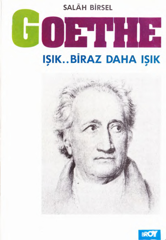 GOETHE ..Işık…Biraz daha Işık PDF – Salah Birsel