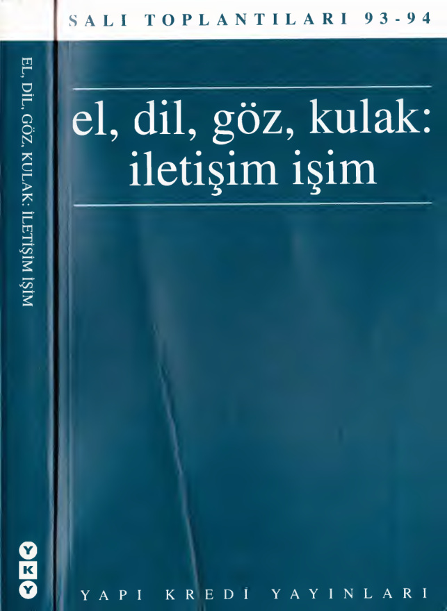 Salı Toplantıları 93-94 2 El Dil Göz Kulak İletişim İşim PDF – Kolektif