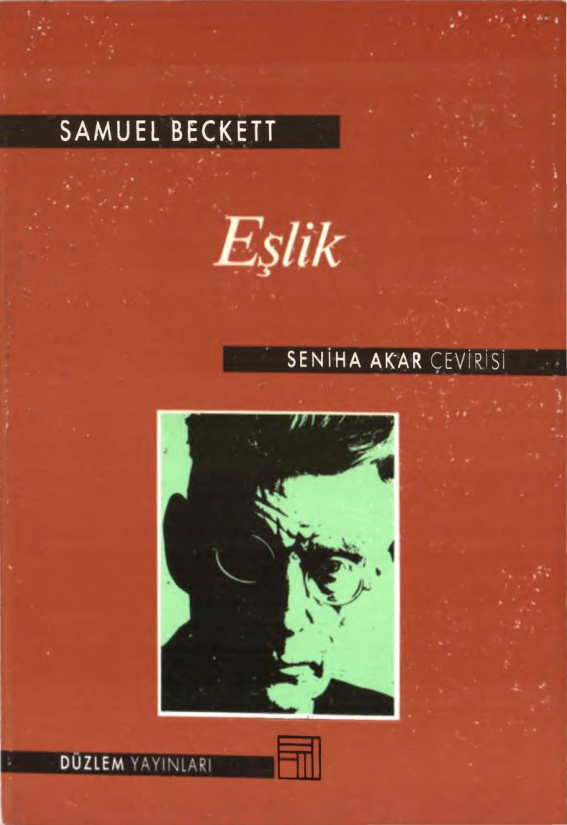 Samuel Beckett Eşlik Düzlem Yayınları Kitap Kapağı