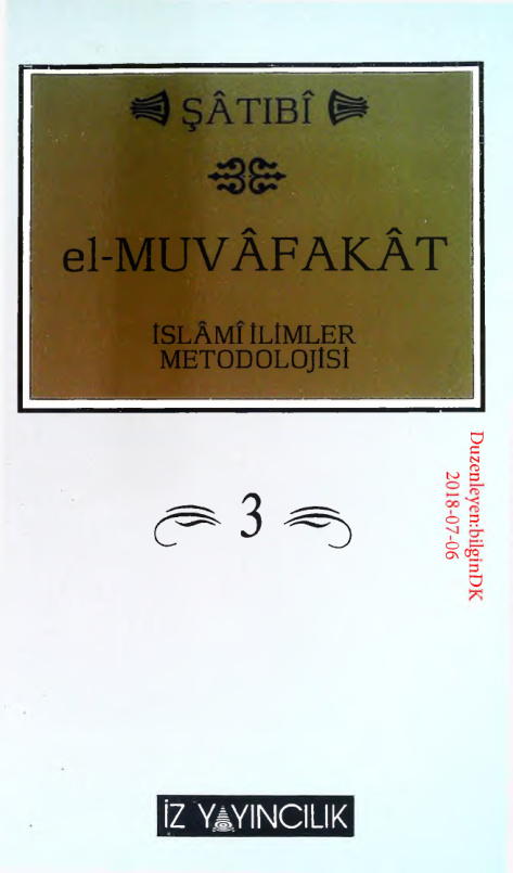 Muvafakat.3_4 PDF – İmam Şatıbi